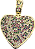 PINGENTE CORAÇÃO CRAVEJADO LUXO - Imagem 3
