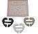 Clip para alças de sutiã - Kit com 4 Clips para alças do Soutien Modelo Coração -  4 Cores - Imagem 3