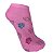 Meia Feminina cano curto Kit com 3 pares de meia soquete Feminina - Imagem 4