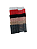 Kit com 7 extensores de Soutien elásticos com 3 ganchos 3 Regulagens Médio - Imagem 3