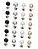 Broche Pérola Tapa Decote - Kit com 4 -  Botão para fechar e disfarçar decote - Imagem 9