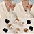 Broche Pérola Tapa Decote - Kit com 4 -  Botão para fechar e disfarçar decote - Imagem 1