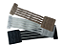 Extensor de Soutien Elástico Largo Duplo Grande - Modelo Tule - 3 Ganchos - Imagem 2
