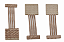 Kit com 3 Extensores de Soutien Grande Elástico 4X4 4 Ganchos e 4 Regulagens Tamanho GG 8 CM x 24 CM - Imagem 2