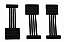 Kit com 3 Extensores de Soutien Grande Elástico 4X4 4 Ganchos e 4 Regulagens Tamanho GG 8 CM x 24 CM - Imagem 7