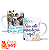 Caneca Personalizada - Alça e Interior em Cores - Arte Exclusiva - Imagem 2
