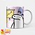 Caneca Flork Profissões - Administração - Nome Personalizado - Imagem 2