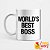 Caneca Chefe The Office - World's Best Boss - Imagem 1
