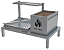 Parrilla Residencial Premium INOX 304 - Para Alvenaria 74 x 45cm - Imagem 1