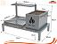 Parrilla Residencial Premium INOX 304 - Para Alvenaria 74 x 45cm - Imagem 3
