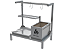 Parrilla Residencial Premium INOX 304 - Para Alvenaria 74 x 45cm Com Varal - Imagem 2