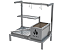 Parrilla Residencial Premium INOX 304 - Para Alvenaria 74 x 45cm Com Varal - Imagem 1