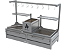 Parrilla Dupla Residencial Premium INOX 304 - Bancada 118 x 45cm - Com Tendal - Imagem 3