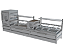 Parrilla Dupla Residencial Premium Bancada 200 x 45cm Com forno e Espetos - Imagem 1