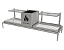 Parrilla Dupla Residencial INOX 430 - Para Alvenaria 108 x 34cm - Imagem 2