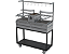 Parrilla Dupla Residencial Premium INOX 304 Com Carrinho 118 x 45cm - Com Tendal e Espetos - Imagem 3