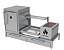 Churrasqueira Parrilla Residencial Hotbox Premium INOX 304 - Para Alvenaria 112 x 45cm - Imagem 4