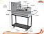Parrilla Residencial Premium INOX 304 Com Carrinho 112x45cm Com Forno - Imagem 10