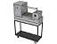 Parrilla Residencial Premium INOX 304 Com Carrinho 112x45cm Com Forno - Imagem 3