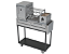 Parrilla Residencial Premium INOX 304 Com Carrinho 112x45cm Com Forno - Imagem 2