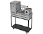 Parrilla Residencial Premium INOX 304 Com Carrinho 112x45cm Com Forno - Imagem 5