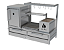 Parrilla Residencial Premium INOX 304 - Bancada 112 x 45cm - Com Tendal e Forno - Imagem 2