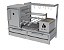 Parrilla Residencial Premium INOX 304 - Bancada 112 x 45cm - Com Tendal e Forno - Imagem 1