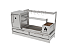 Parrilla Residencial Premium INOX 304 - Bancada 135 x 45cm - Com Forno - Imagem 2