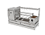 Parrilla Residencial Premium INOX 304 - Bancada 135 x 45cm - Com Forno - Imagem 4