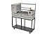Parrilla Residencial Premium INOX 304 Com Carrinho 135 x 45cm Com Forno e Tendal - Imagem 4