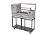 Parrilla Residencial Premium INOX 304 Com Carrinho 135 x 45cm Com Forno e Tendal - Imagem 6