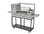 Parrilla Residencial Premium INOX 304 Com Carrinho 135 x 45cm Com Forno e Tendal - Imagem 1