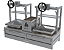 Parrilla Residencial Premium Dupla INOX 304 - Bancada 118 x 45cm - Com Volante - Imagem 2