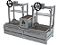 Parrilla Residencial Premium Dupla INOX 304 - Bancada 118 x 45cm - Com Volante - Imagem 4