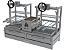 Parrilla Residencial Premium Dupla INOX 304 - Bancada 118 x 45cm - Com Volante - Imagem 7
