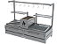 Parrilla Residencial Premium Dupla INOX 304 - Bancada 118 x 45cm - Com Tendal - Imagem 5