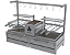 Parrilla Residencial Premium Dupla INOX 304 - Bancada 118 x 45cm - Com Tendal - Imagem 4