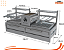 Parrilla Residencial Premium Dupla INOX 304 - Bancada 118 x 45cm - Imagem 7