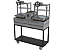Parrilla Residencial Premium Dupla INOX 304 - Carrinho 118 x 45cm - Com Volante - Imagem 2