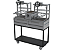Parrilla Residencial Premium Dupla INOX 304 - Carrinho 118 x 45cm - Com Volante - Imagem 5