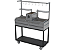 Parrilla Residencial Premium Dupla INOX 304 - Carrinho 118 x 45cm - Com Tendal - Imagem 3