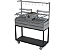 Parrilla Residencial Premium Dupla INOX 304 - Carrinho 118 x 45cm - Com Tendal - Imagem 4
