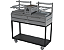 Parrilla Residencial Premium Dupla INOX 304  118 x 45cm - Com Carrinho - Imagem 3