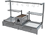 Parrilla Residencial Premium Dupla INOX 304 - 118 x 45cm Para Alvenaria Com Tendal - Imagem 2