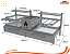 Parrilla Residencial Premium Dupla INOX 304 - 118 x 45cm Para Alvenaria - Imagem 7