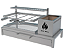 Parrilla Residencial Premium INOX 304 - Alvenaria com Porta 97 x 45cm - Imagem 3