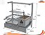 Parrilla Residencial Premium INOX 304 74x45cm – Alvenaria com Tendal e Porta - Imagem 5
