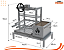 Parrilla Residencial Premium INOX 304 – Alvenaria com Volante 74x45cm - Imagem 5