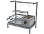 Parrilla Residencial Premium INOX 304 74x45cm – Alvenaria com Tendal - Imagem 1