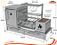 Parrilla Residencial Premium INOX 304 - Alvenaria 112 x 45cm - Com Tendal e Forno - Imagem 5